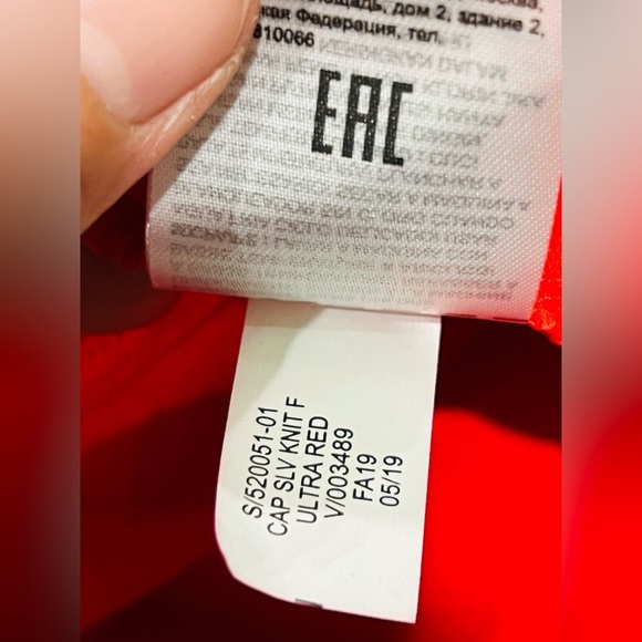 Banana Republic Red Soft Ponte Midi Dress with Slit right side leg split - Picture 5 of 15